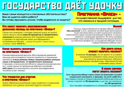 Государство даёт удочку